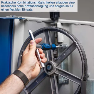 Gereedschapskoffer TB170 - 135-delig - Gevulde Gereedschapskist - Gereedschapset in Koffer - Chroom-Vanadiumstaal de Scheppach, Bleu – image du produit 4 sur 5