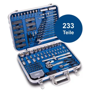 Gereedschapskoffer TB235 - 233-delig - Gevulde gereedschapskist - Gereedschapset in koffer - chroom-vanadiumstaal de Scheppach, Neutraal – image du produit 5 sur 5