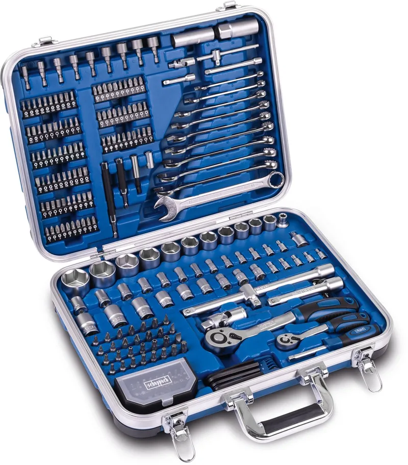 Gereedschapskoffer TB235 - 233-delig - Gevulde gereedschapskist - Gereedschapset in koffer - chroom-vanadiumstaal de Scheppach, Neutraal – image du produit 1 sur 5