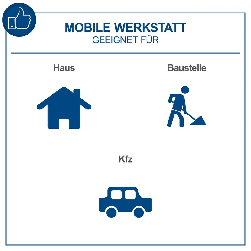 Gereedschapswagen TW1100 71-delig by Scheppach, Neutraal – product image 2 of 5
