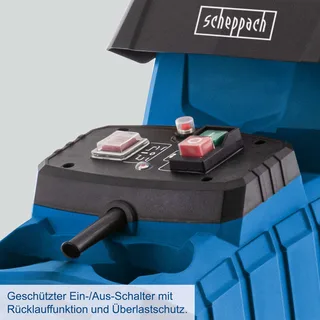 GS70 – Elektrische Hakselaar – 2800W – 42 mm takken - 56 liter de Scheppach – image du produit 4 sur 5