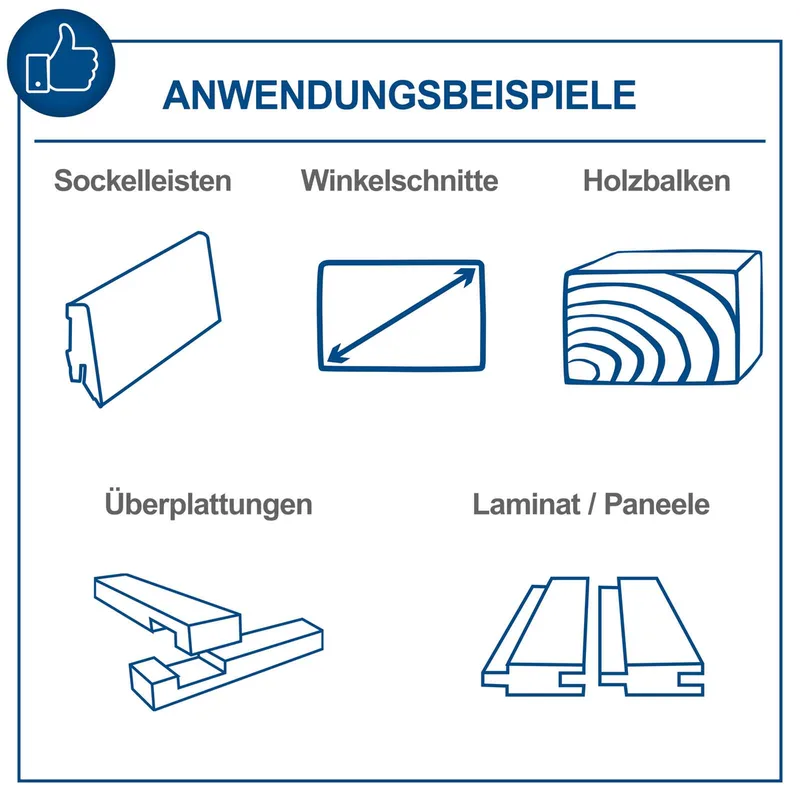 HM254 Afkortzaag 2000W - kapzaag - verstekzaag - Ø255mm - 4500 r/min - Kantelbaar (0-45°) - Incl. laser en incl. 2 zaagbladen de Scheppach – image du produit 2 sur 5