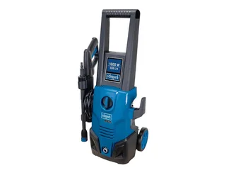 Hochdruckreiniger HCE1650, Druck max: 135 bar, 1600 W, Fördermenge max: 408 l/h, (Set, 10 tlg), Inklusive großem Zubehörpaket von Scheppach, Blau, Schwarz – Produktbild 3 von 5