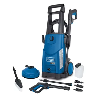 Hochdruckreiniger HCE2400 Scheppach - 2400W | 180bar Maximaldruck | 480L/h Durchflussmenge | 5m Schlauch | inkl. Zubehör de Scheppach – image du produit 1 sur 5