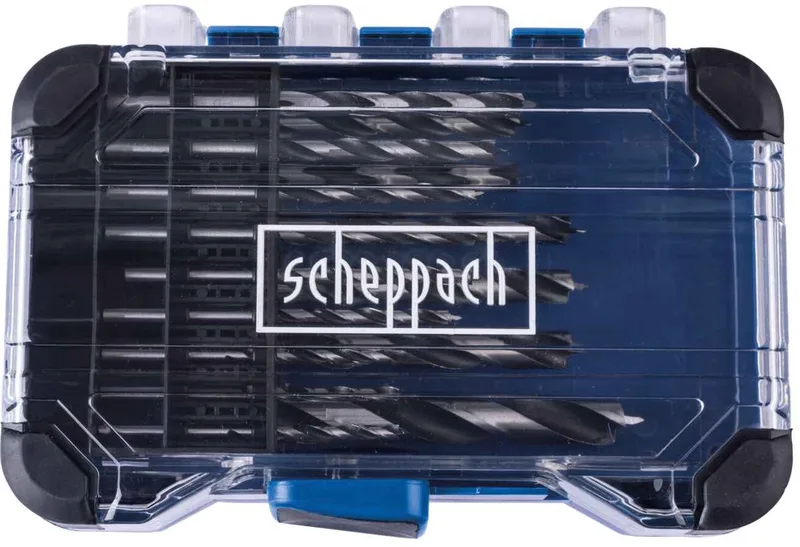 Houtborenset WBS15 - 15-delig - Ø3–10 mm - Geschikt voor boren in alle houtsoorten fra Scheppach – produktbillede 1 af 4