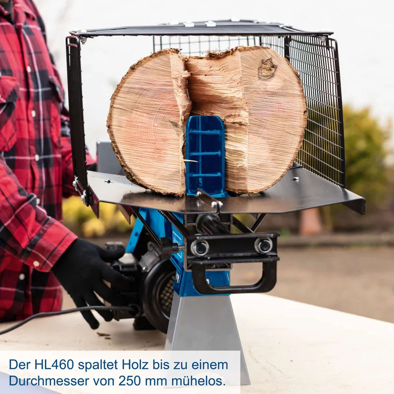 Houtklover HL460 - 4 ton - 1500 W - 230 V~ / 50 Hz - Elektrische houtkloofmachine - Houtsplijter - Houtkliever by Scheppach – product image 4 of 5