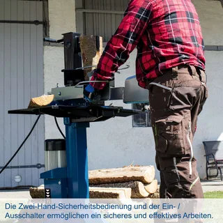 Houtklover HL730 - 7 ton - 400V - 2100 W - Elektrische houtkloofmachine - Houtsplijter - Houtkliever von Scheppach – Produktbild 5 von 5