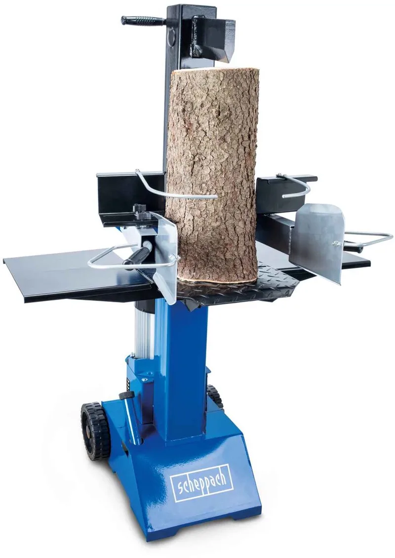 Houtklover HL810 - 8 ton - 400V - 3500 W - Elektrische houtkloofmachine - Houtsplijter - Houtkliever de Scheppach – image du produit