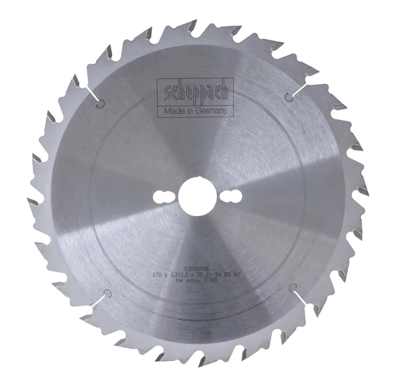 HW Kreissägeblatt Ø 270 x 30 x 3,2 x 2,2 mm / 24 Z de Scheppach – image du produit