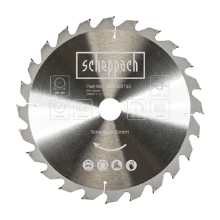 HW Kreissägeblatt Scheppach - Ø 254 x 30 x 2,8 mm | 24 Zähne by Scheppach – product image 1 of 4