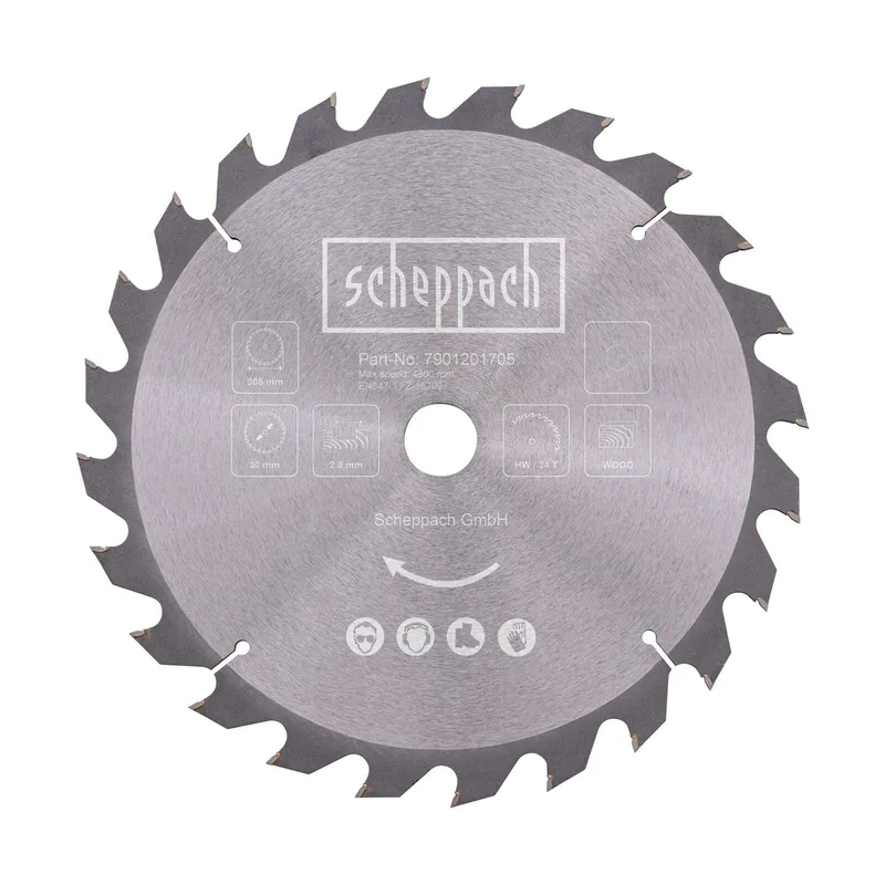 HW Kreissägeblatt Scheppach - Ø 305 x 30 x 2,8 mm | 24 Zähne by Scheppach – product image 1 of 5