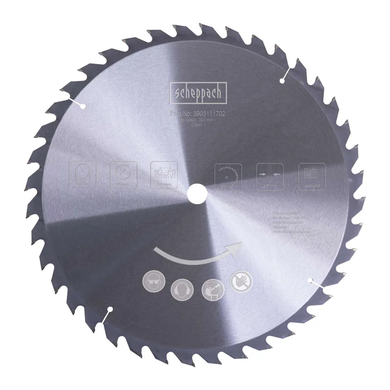 HW Sägeblatt Scheppach - Ø 500 x 30 x 3,6 x 2.6 mm | 40 Zähne de Scheppach – image du produit 1 sur 5