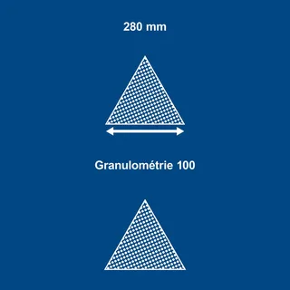 K100 Driehoek Schuurpapier (10 stuks) van Scheppach – productafbeelding 4 van 5