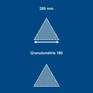 Schleifpapier-Dreieckig K=180 Satz=10 Stück von Scheppach – Produktbild 4 von 5