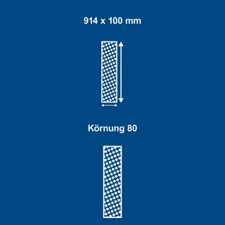 K80 914x100mm Schuurband (3 stuks) - 88000211 van Scheppach – productafbeelding 2 van 5