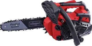 Kettingzaag Benzine PCS26 - 25.4cc 2-takt - 0.95pk/0.7kW - 25cm zaagblad - 20cm zaagdiameter - 0,23L tankvolume - Easy Start by Scheppach – product image 1 of 5