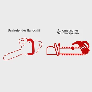 Kettingzaag Benzine PCS53 - 53cc 2-takt - 2.7pk / 2.0kW - 51cm zaagblad - 47cm zaagdiameter - Easy Start von Scheppach – Produktbild 4 von 5