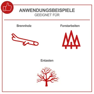 Kettingzaag Benzine PCS53 - 53cc 2-takt - 2.7pk / 2.0kW - 51cm zaagblad - 47cm zaagdiameter - Easy Start von Scheppach – Produktbild 2 von 5
