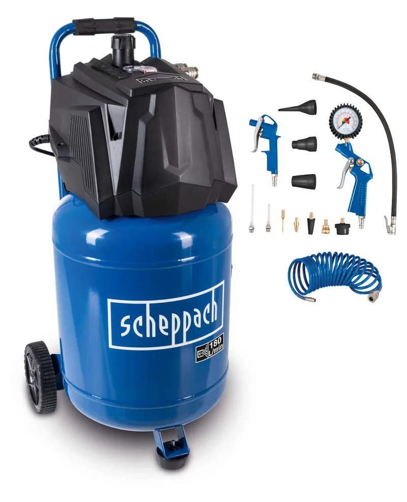 Kompressor HC35V Scheppach - 1500W | 10bar | ölfrei & wartungsarm | 180 L/min Ansaugleistung by Scheppach – product image