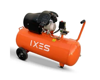 Kompressor IXES Kompressor 100L Luftkompressor 10 bar Druckluft 3PS 412L/min, 2200 W, max. 10 bar, 100 l van Scheppach – productafbeelding 2 van 5