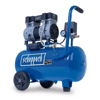 Kompressor Ultra Silent HC26Si Scheppach - 1100W | 8 Bar | 24L Kessel | 230 l/min Ansaugleistung | ölfrei Leisekompressor by Scheppach – product image 1 of 5