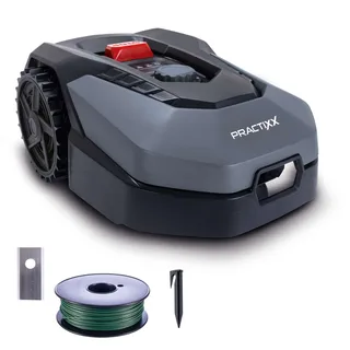 Mähroboter PX-RRM-600Wi Practixx - 600 qm² | 18cm Schnittbreite | 20-60 mm Schnitthöhe | Regensensor von Scheppach – Produktbild 1 von 5