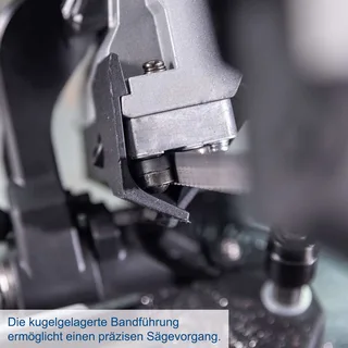 Metallbandsäge MBS1200 Scheppach - 1200W | 127mm Schnitthöhe | Vario-Speed | LED-Arbeitslampe | inkl. 2. Sägebänder 10Z / 14Z by Scheppach – product image 5 of 5