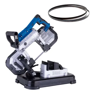 Metallbandsäge MBS1200 Scheppach - 1200W | 127mm Schnitthöhe | Vario-Speed | LED-Arbeitslampe | inkl. 2. Sägebänder 10Z / 14Z by Scheppach – product image 1 of 5