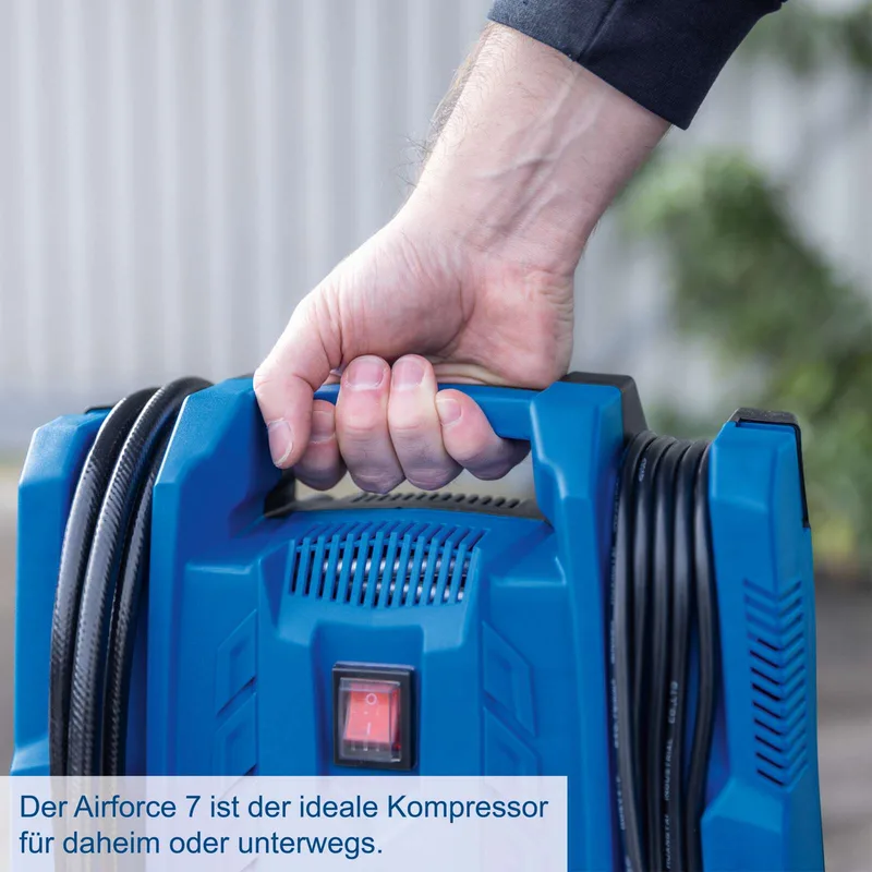 Mobiele Compressor Airforce 7 van Scheppach, Neutraal – productafbeelding 5 van 5