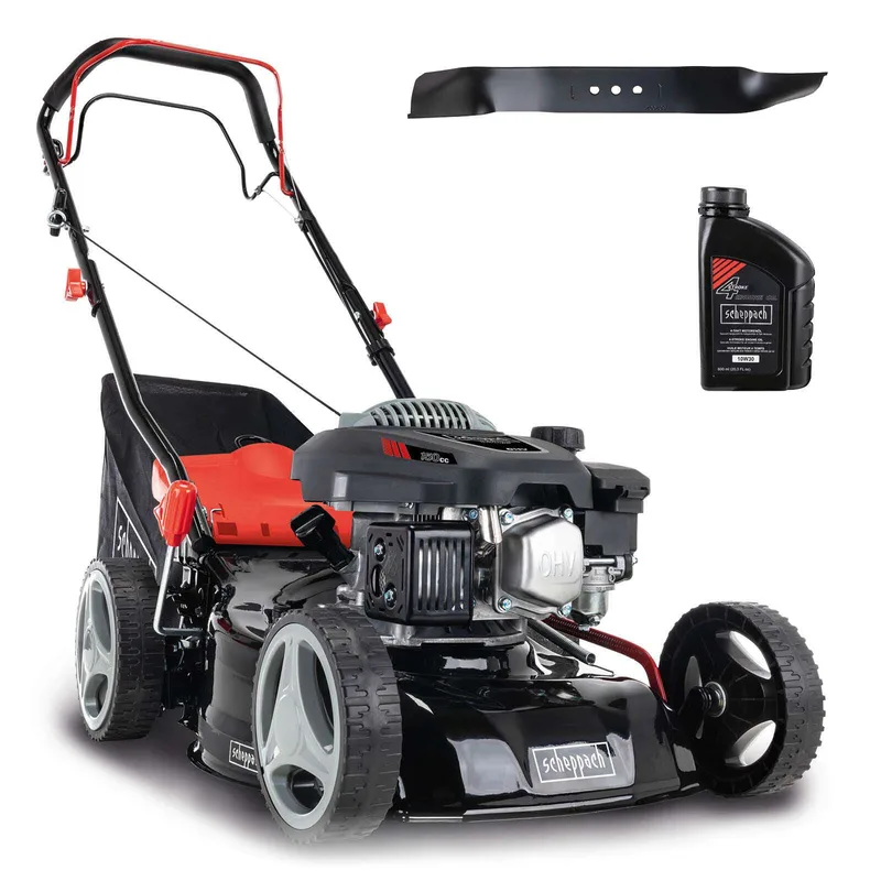 Rasenmäher MS150-42 scheppach - inkl. 2. Mäh-/ Mulchmesser + 1 Liter Rasenmäheröl by Scheppach – product image