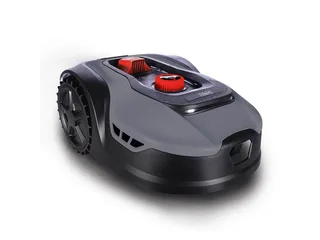 Rasenmähroboter RLM500W, bis 500 m² Rasenfläche, (Set), inkl. 9x Mähmesser, Schnitthöhenverstellung 20–60 mm, Geräuscharm de Scheppach, Gris, Noir – image du produit 2 sur 5