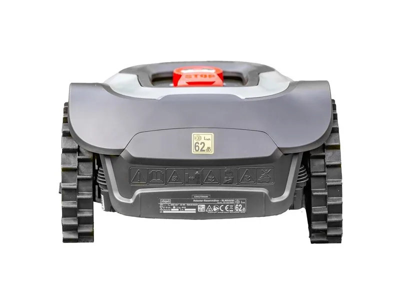 Rasenmähroboter RLM500W, bis 500 m² Rasenfläche, (Set), inkl. 9x Mähmesser, Schnitthöhenverstellung 20–60 mm, Geräuscharm de Scheppach, Gris, Noir – image du produit 5 sur 5