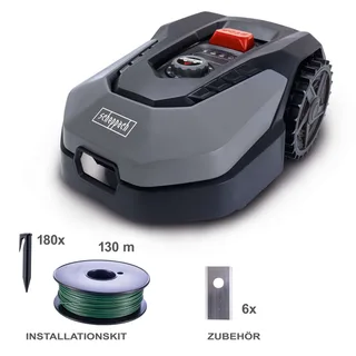 RoboCut XL600 Robotgrasmaaier – Robotmaaier - Geschikt voor 600 m² – 18 cm Maaibreedte – WiFi & Bluetooth – Regensensor – Inclusief Laadstation von Scheppach – Produktbild 2 von 5