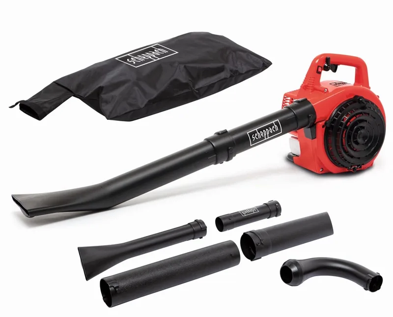 Scheppach 3-in-1 Benzine Bladblazer LBH2600P - 25.4cc - 700W - 1,0PK - Bladzuiger, Bladblazer & Versnipperen - Blaassnelheid 268 km/u - 678 m³/u - 50L opvangzak von Scheppach – Produktbild 1 von 5