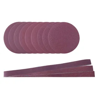 Schleif Set Scheppach - 12-teilig | 3x Schleifpapier | 1x Schleifband van Scheppach – productafbeelding 1 van 5