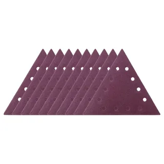 Schleifpapier-Dreieckig K=80 Satz=10 Stück de Scheppach – image du produit 1 sur 5