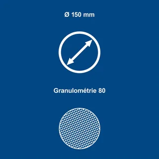 Schleifpapier Set Scheppach - Ø 150 mm | K 80 von Scheppach – Produktbild 4 von 5