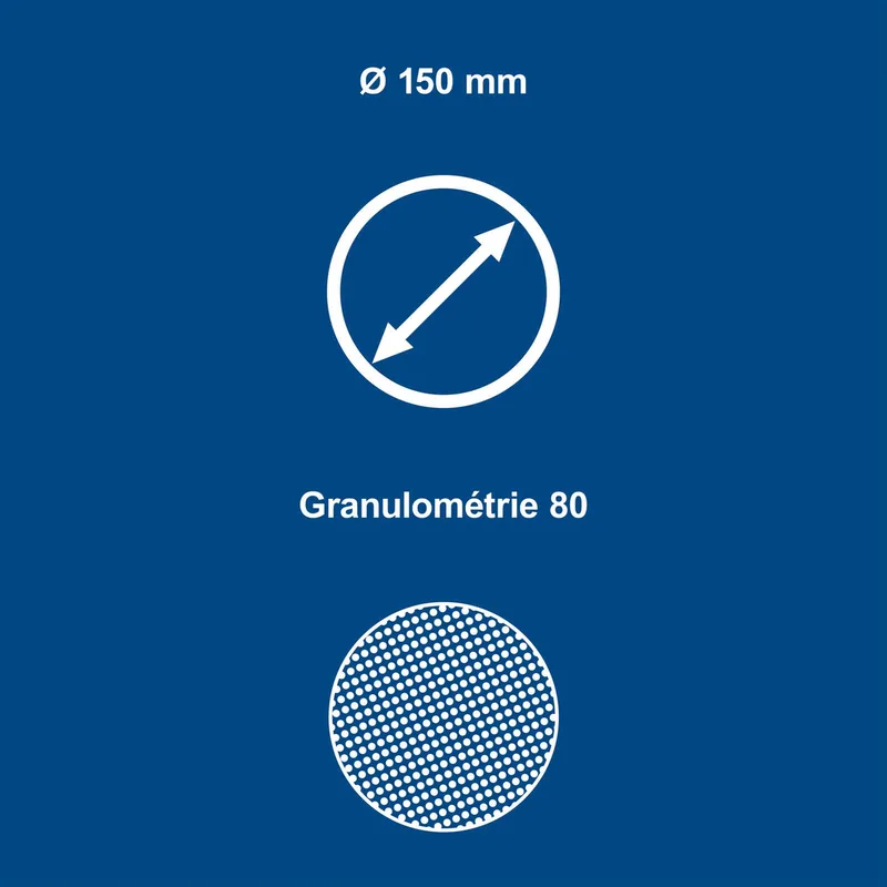 Schleifpapier Set Scheppach - Ø 150 mm | K 80 von Scheppach – Produktbild 4 von 5