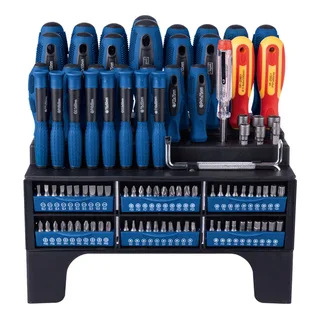 Schraubendreher Set VDE Scheppach - 100-tlg. | Haushalt | Baustelle | Werkstatt | magnetische Spitze by Scheppach – product image 1 of 4