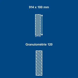 Schuurband 914x100mm K120 3 stuks van Scheppach – productafbeelding 4 van 5