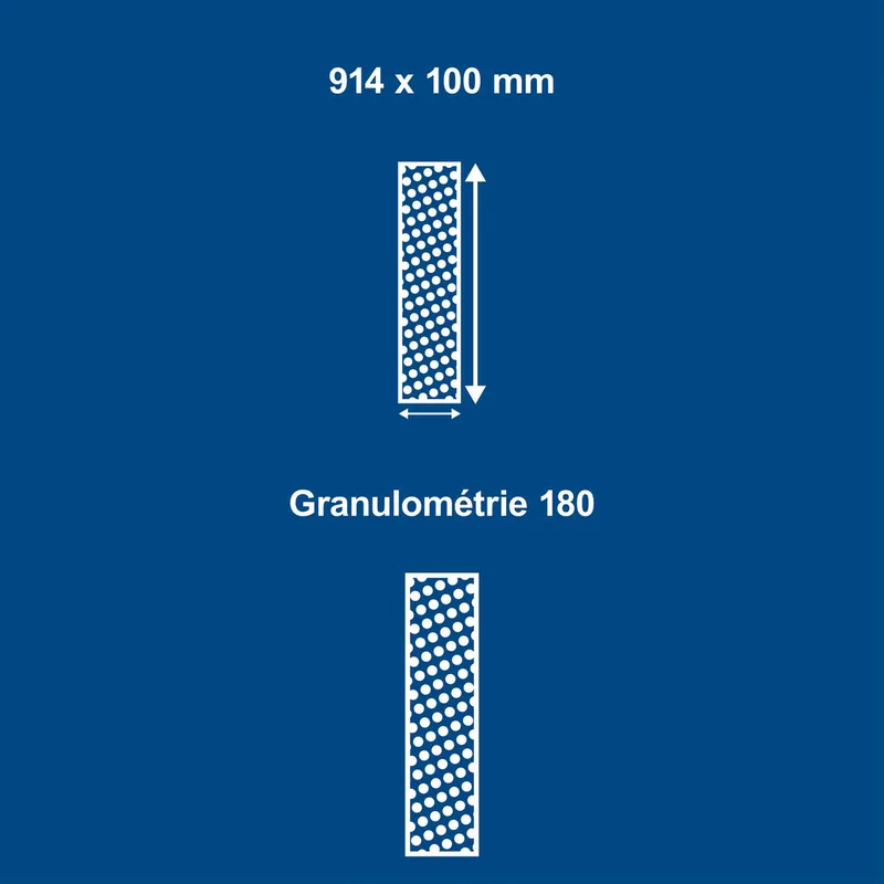 Schuurband 914x100mm K180 3 stuks van Scheppach – productafbeelding 4 van 5
