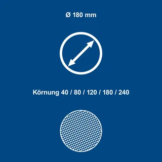 Schuurpapier 10 stuks van Scheppach – productafbeelding 2 van 5