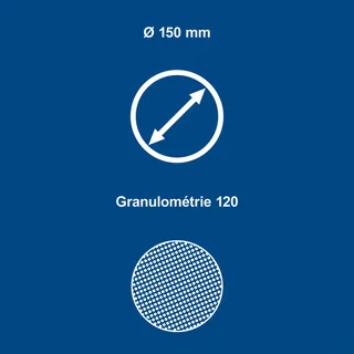 Schuurschijf O150mm K120 10 stuks van Scheppach – productafbeelding 4 van 5