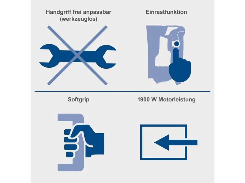 Sloophamer AB1900 - 1900W | 60J slagkracht - 2000 slagen per minuut - Breekhamer incl. puntbeitel, platte beitel & koffer von Scheppach – Produktbild 5 von 5