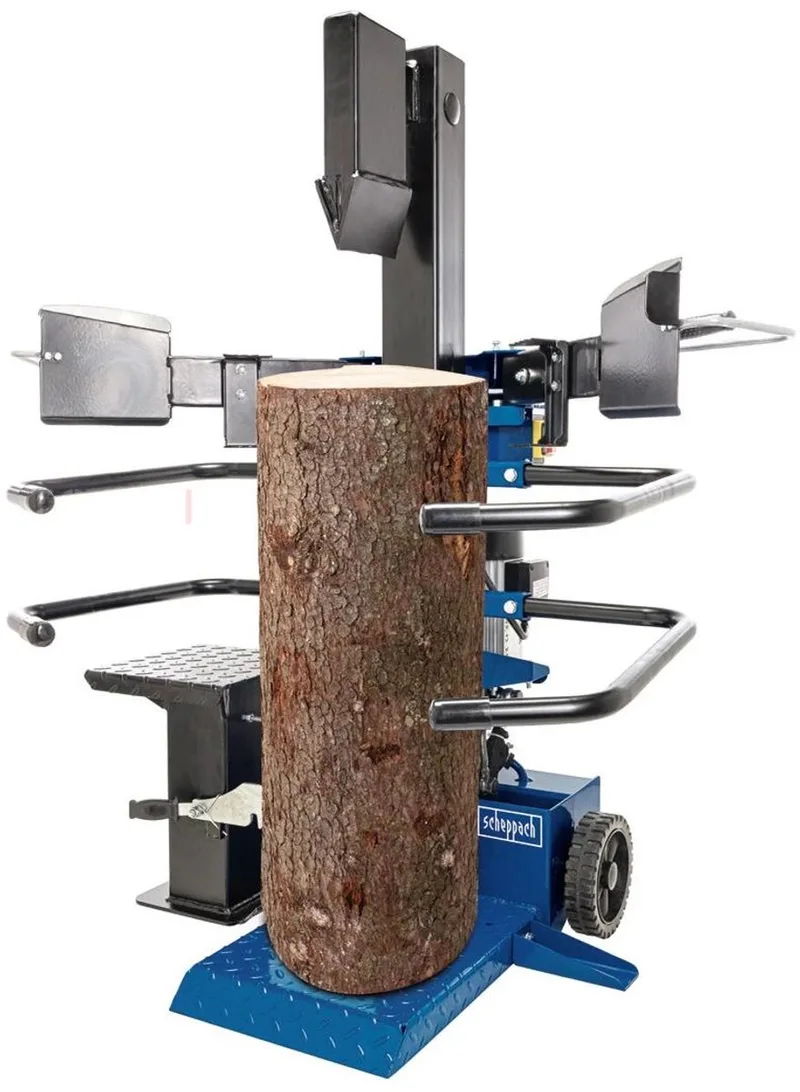 Staande Houtklover Compact 8T - 8 ton - 230V - 3150 W - Elektrische houtkloofmachine - Houtsplijter - Houtkliever de Scheppach – image du produit 1 sur 2