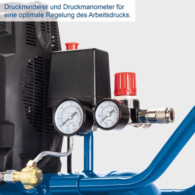 Super Silent Compressor HC25Si van Scheppach, Neutraal – productafbeelding 5 van 5