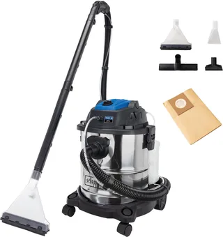 Tapijtreiniger SprayVac20 - 1600W - Alleszuiger met 4-in-1 functie - incl. mondstukken en filters van Scheppach – productafbeelding 1 van 5