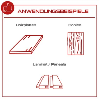 Tauchsäge PX-TS-55 Practixx - 1200W | 55mm Schnitttiefe | 0-45° Schrägstellung | Kippschutz | inkl. 3x 500mm Führungsschienen & 2. Sägeblatt (24Z/48Z) de Scheppach – image du produit 2 sur 5