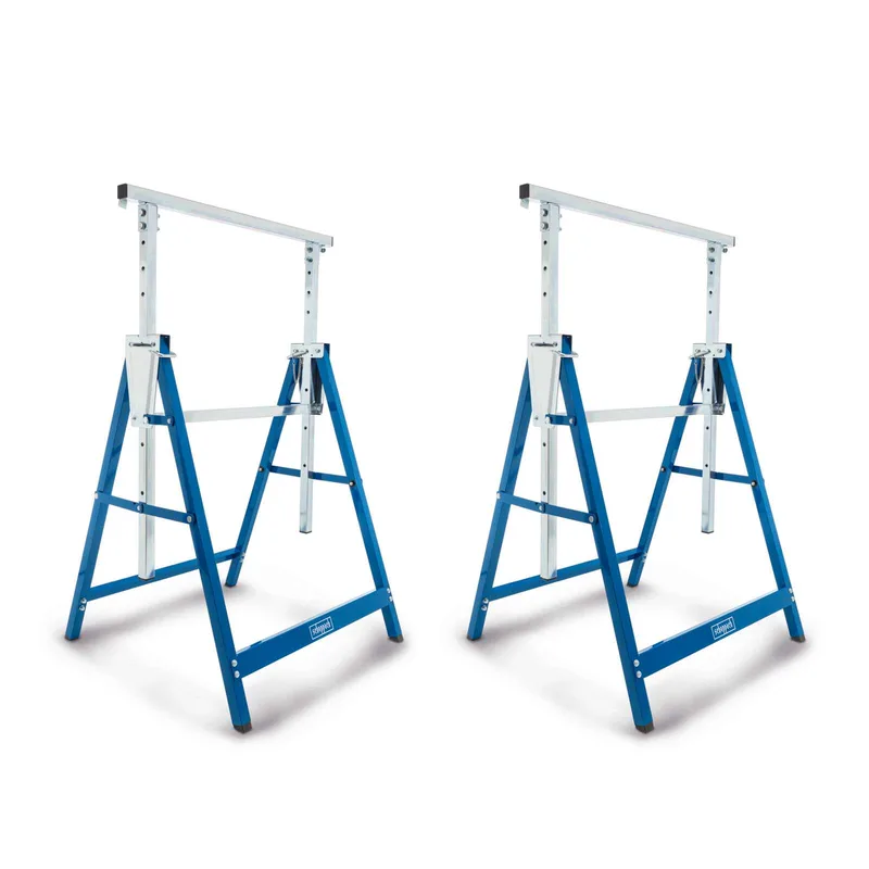 Teleskop-Arbeitsbock SET TUG200 Scheppach - Belastbarkeit 200 kg | Arbeitshöhe 800-1300 mm by Scheppach – product image