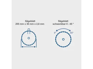 Tischkreissäge HS100S, + 2. Sägeblatt van Scheppach – productafbeelding 5 van 5